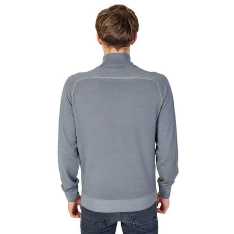 Hugo Boss Gray Wool Cardigan - Hilstor