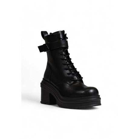 Armani Exchange Black Polyester Boot - Hilstor