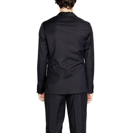 Armani Exchange Black Polyester Blazer - Hilstor