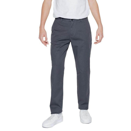 Armani Exchange Black Cotton Pant - Hilstor