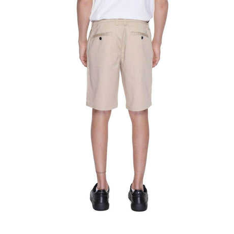 Armani Exchange Beige Cotton Bermuda - Hilstor