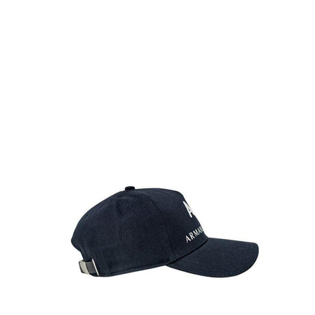 Armani Exchange Blue Cotton Caps Baseball Hat - Hilstor