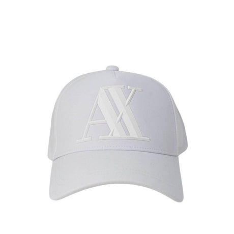 Armani Exchange White Cotton Caps Baseball Hat - Hilstor
