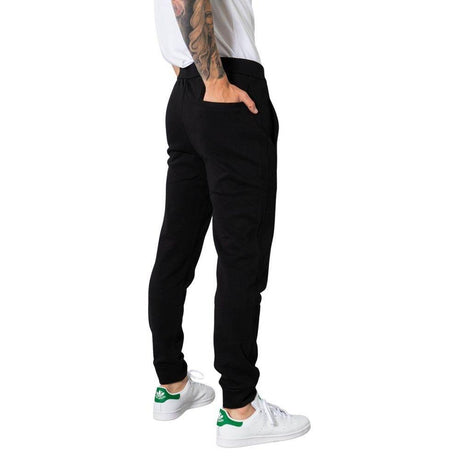 Armani Exchange Black Cotton Joggers Workout Pant - Hilstor