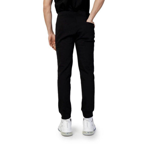Armani Exchange Black Cotton Joggers Workout Pant - Hilstor