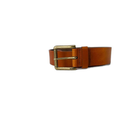 Hugo Boss Beige Leather Belt - Hilstor