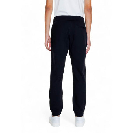 Armani Exchange Black Cotton Joggers Workout Pant - Hilstor