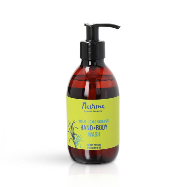 Wild Lemongrass Shower and Hand Wash Gel – 300ml, Natural & Refreshing Cleanser, Made in Europe - Hilstor