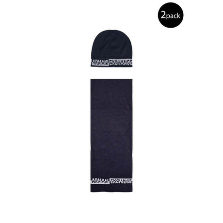 Armani Exchange Blue Polyamide Scarf - Hilstor