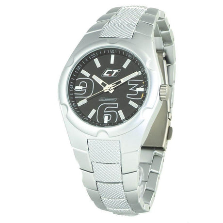 Chronotech Silver Stainless Steel Watch - Hilstor