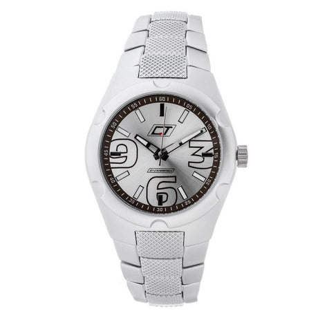 Chronotech Silver Stainless Steel Watch - Hilstor