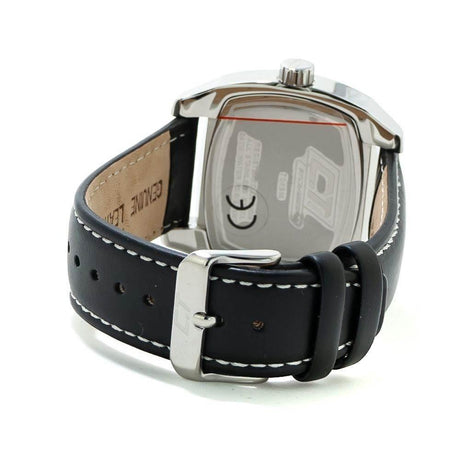 Chronotech Black Leather Watch - Hilstor