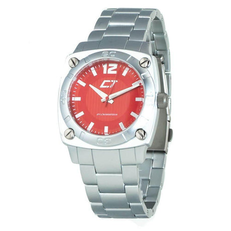 Chronotech Silver Stainless Steel Watch - Hilstor