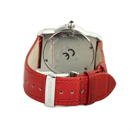 Chronotech Red Leather Watch - Hilstor