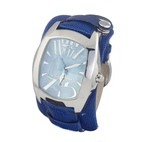 Chronotech Blue Leather Watch - Hilstor