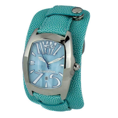 Chronotech Blue Leather Watch - Hilstor