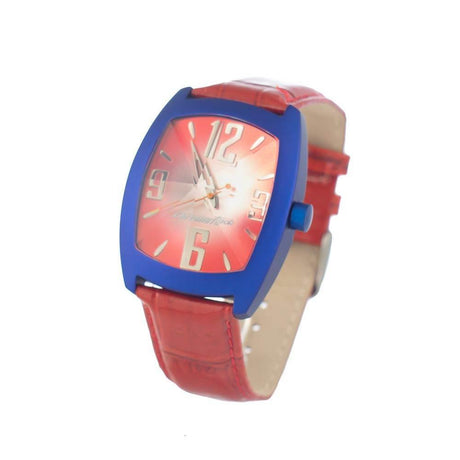 Chronotech Red Leather Watch - Hilstor