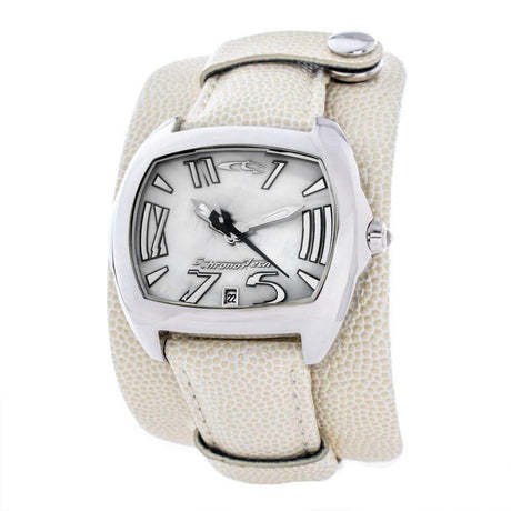 Chronotech Beige Leather Watch - Hilstor