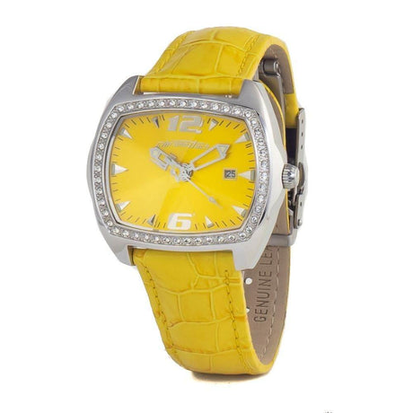 Chronotech Yellow Leather Watch - Hilstor