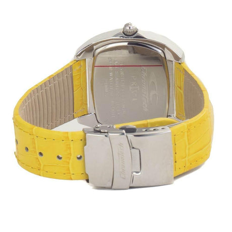 Chronotech Yellow Leather Watch - Hilstor