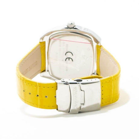 Chronotech Yellow Leather Watch - Hilstor