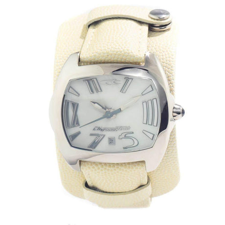 Chronotech Beige Leather Watch - Hilstor