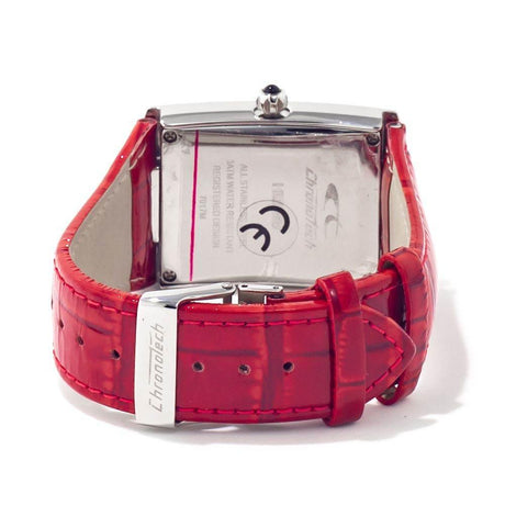 Chronotech Red Leather Watch - Hilstor