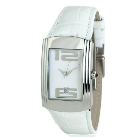 Chronotech White Leather Watch - Hilstor
