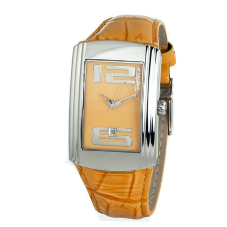 Chronotech Orange Leather Watch - Hilstor