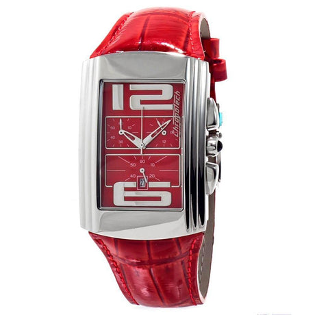 Chronotech Red Leather Watch - Hilstor