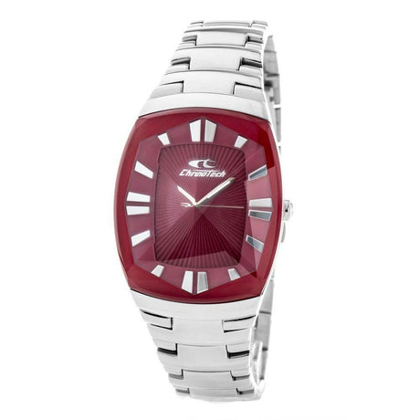 Chronotech Silver Stainless Steel Watch - Hilstor