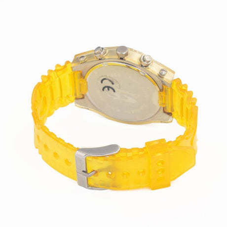 Chronotech Yellow Rubber Watch - Hilstor