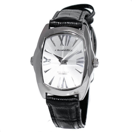 Chronotech Black Leather Watch - Hilstor