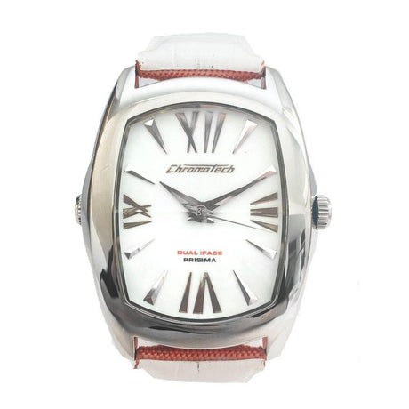 Chronotech Orange Leather Watch - Hilstor