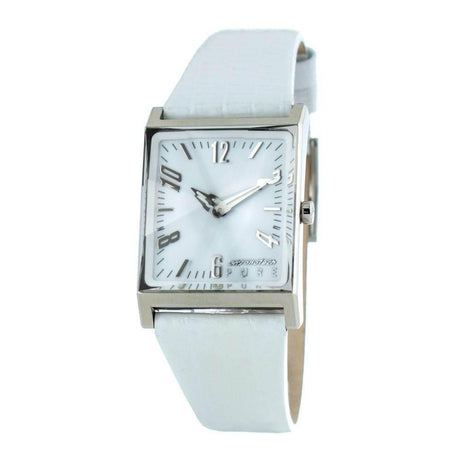 Chronotech White Leather Watch - Hilstor