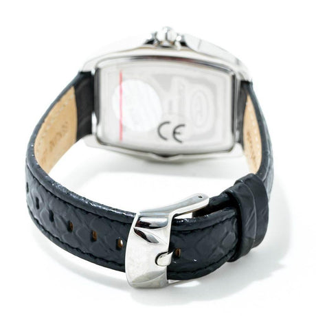 Chronotech Black Leather Watch - Hilstor