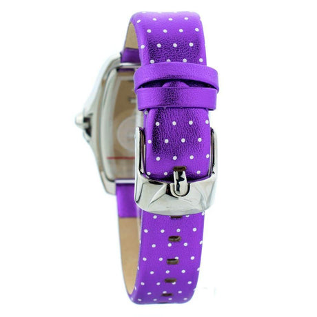 Chronotech Purple Leather Watch - Hilstor