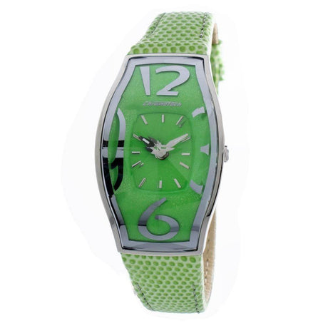 Chronotech Green Leather Watch - Hilstor