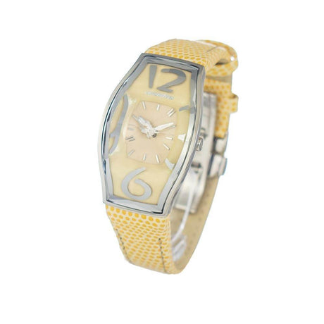 Chronotech Yellow Leather Watch - Hilstor