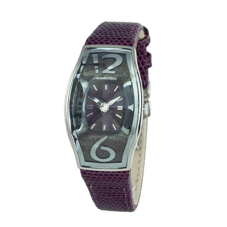 Chronotech Purple Leather Watch - Hilstor