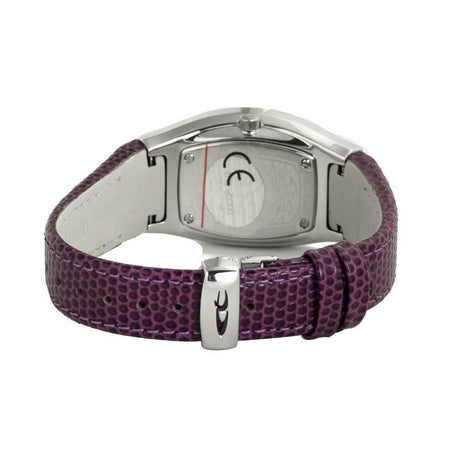 Chronotech Purple Leather Watch - Hilstor