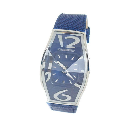 Chronotech Blue Leather Watch - Hilstor