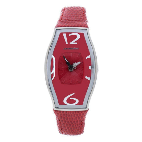 Chronotech Red Leather Watch - Hilstor