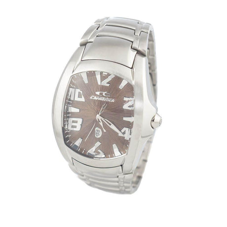 Chronotech Silver Stainless Steel Watch - Hilstor