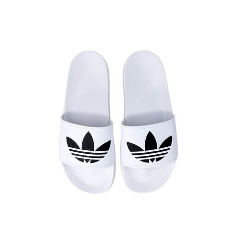 Adidas White Polyester Slipper - Hilstor