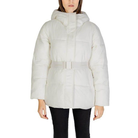Calvin Klein Jeans Cream Nylon Jackets & Coat - Hilstor