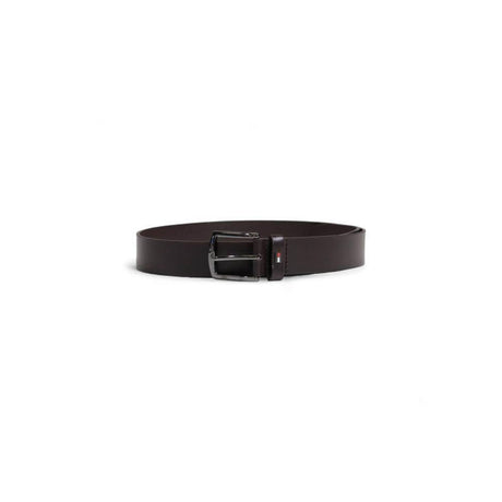 Tommy Hilfiger Brown Leather Belt - Hilstor