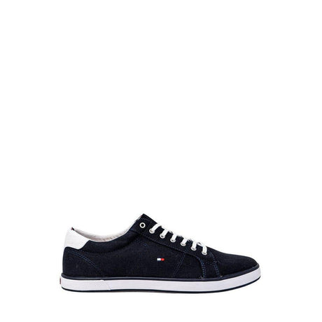 Tommy Hilfiger Blue Cotton Sneaker - Hilstor