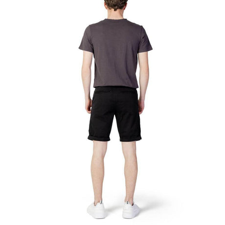 Jack Jones Black Cotton Short - Hilstor