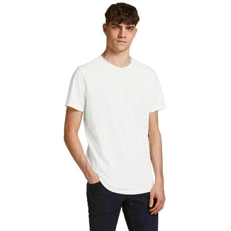Jack Jones Cream Organic Cotton T-Shirt - Hilstor